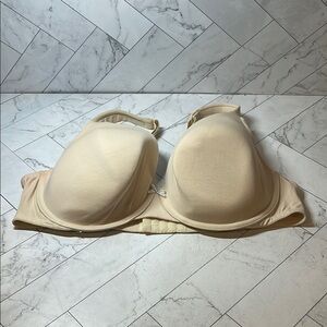 NWOT Cacique Lane Bryant Womans Bra Cream Full Coverage UNDERWIRE 44DD
